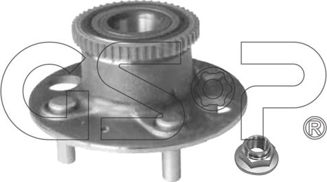 GSP 9230065K - Komplet ležaja kotača parts5.com