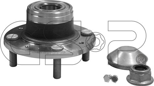 GSP 9230071K - Wheel hub, bearing Kit parts5.com