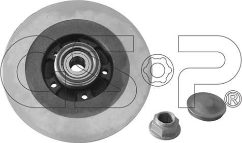 GSP 9230143K - Bremsscheibe parts5.com