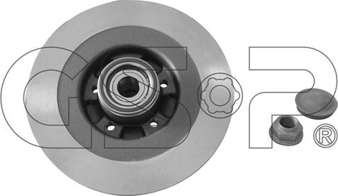 GSP 9230142K - Féktárcsa parts5.com