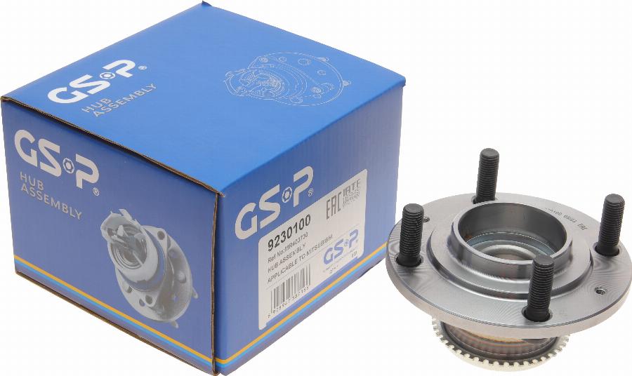 GSP 9230100 - Wheel hub, bearing Kit parts5.com