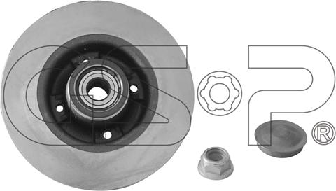 GSP 9225019K - Bremsscheibe parts5.com