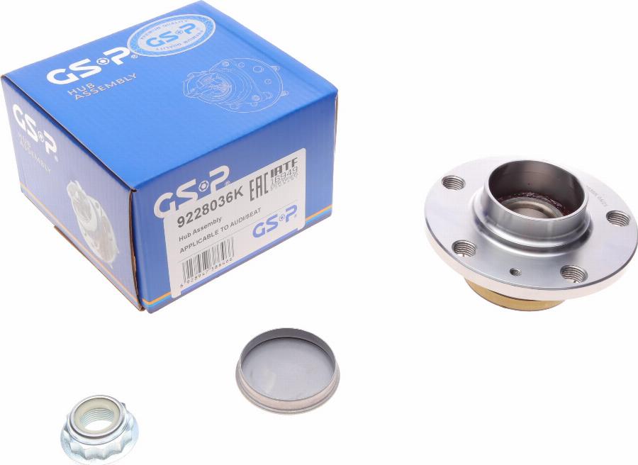 GSP 9228036K - Lożisko kolesa - opravná sada parts5.com