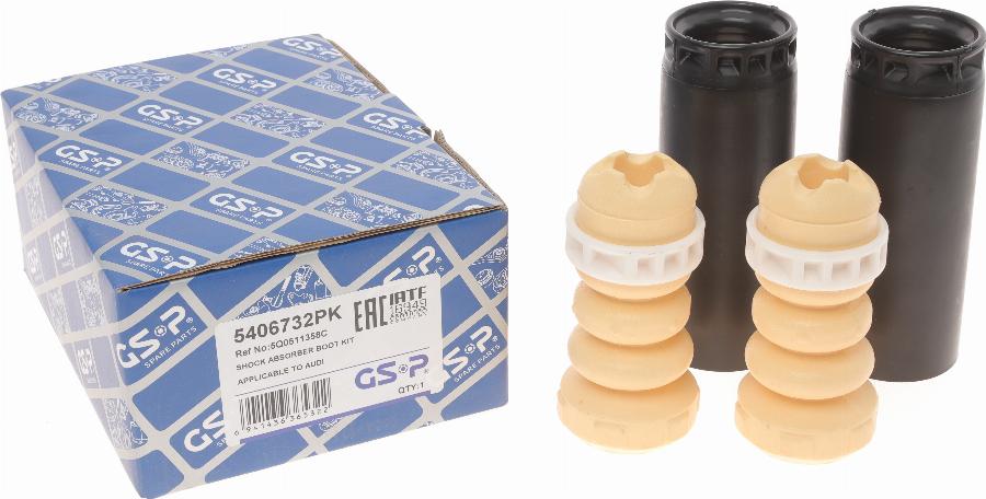 GSP 5406732PK - Toz koruma seti, amortisör parts5.com