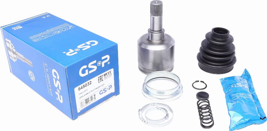 GSP 645032 - Mafsal seti, tahrik mili parts5.com