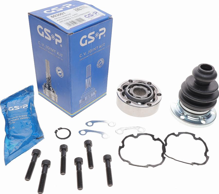 GSP 603001 - Каре комплект, полуоска parts5.com