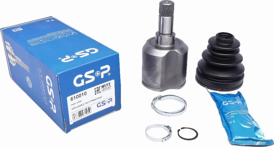 GSP 610010 - Шарнирный комплект, ШРУС, приводной вал parts5.com