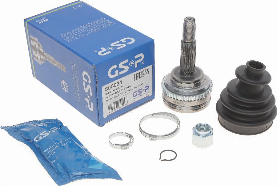 GSP 808021 - Sada kĺbov hnacieho hriadeľa parts5.com