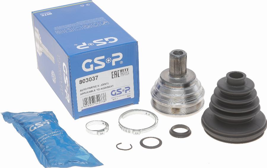 GSP 803037 - Csuklókészlet, hajtótengely parts5.com