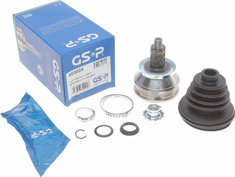 GSP 803024 - Шарнирный комплект, ШРУС, приводной вал parts5.com