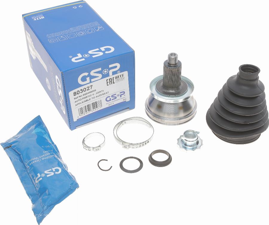 GSP 803027 - Sada kĺbov hnacieho hriadeľa parts5.com