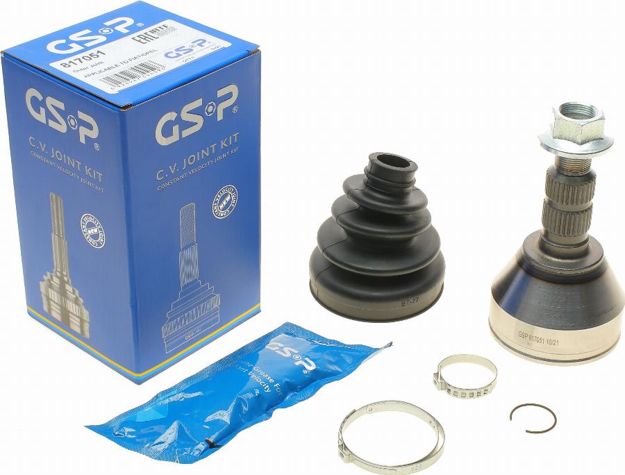 GSP 817051 - Juego de articulación, árbol de transmisión parts5.com