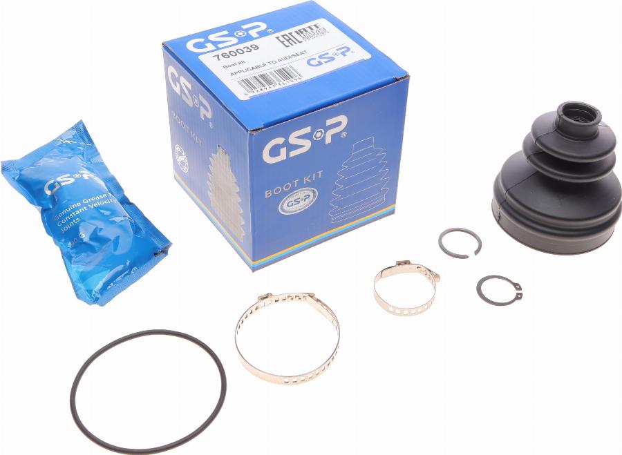 GSP 760039 - Fuelle, árbol de transmisión parts5.com