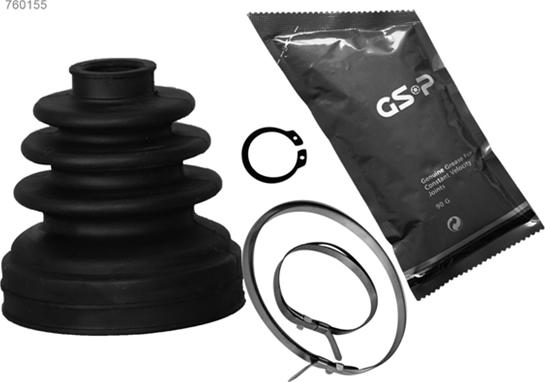 GSP 760155 - Fuelle, árbol de transmisión parts5.com