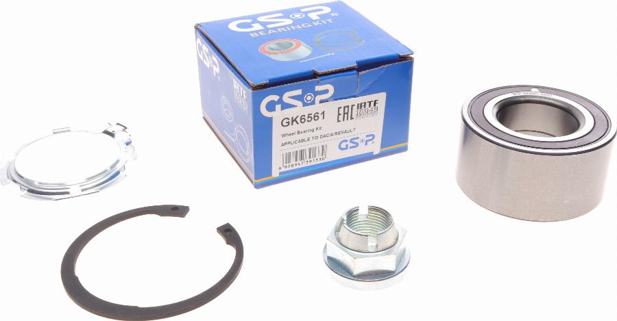 GSP GK6561 - Zestaw łożysk koła parts5.com