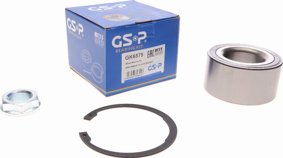 GSP GK6575 - Juego de cojinete de rueda parts5.com