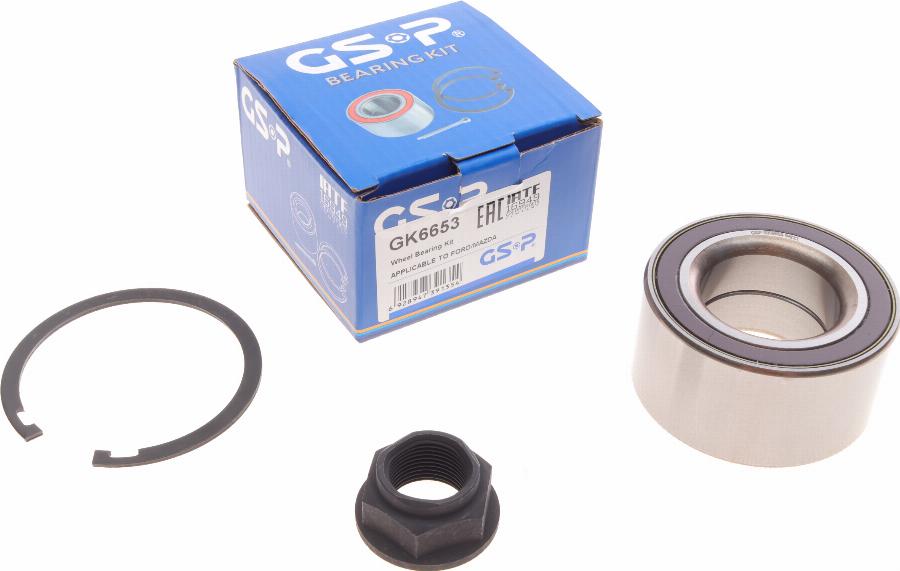 GSP GK6653 - Zestaw łożysk koła parts5.com