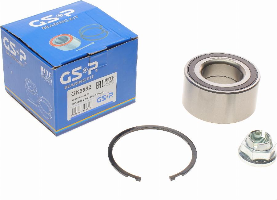 GSP GK6682 - Комплект колесен лагер parts5.com