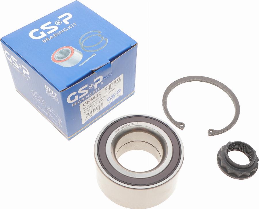 GSP GK6632 - Tekerlek yatağı seti parts5.com