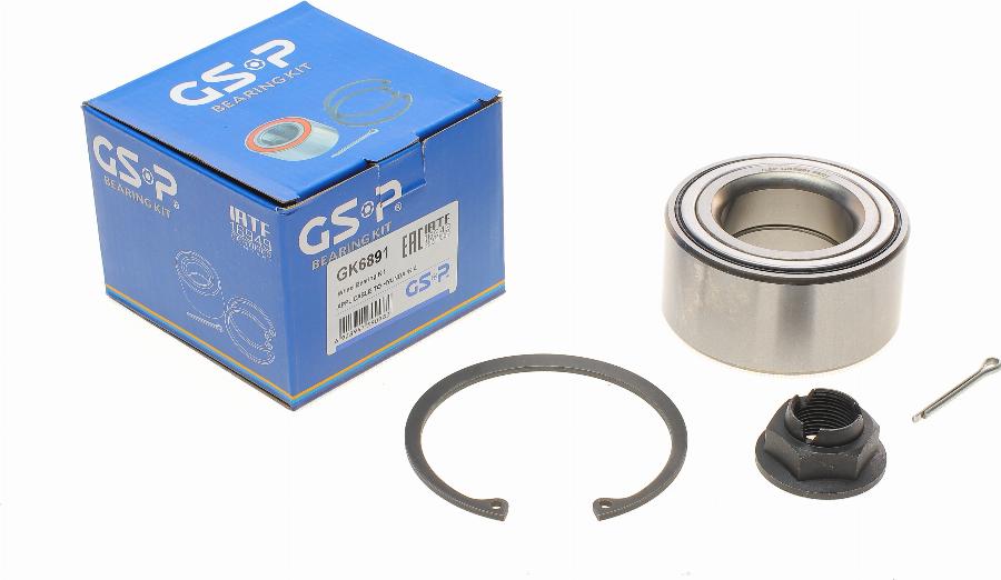 GSP GK6891 - Lożisko kolesa - opravná sada parts5.com