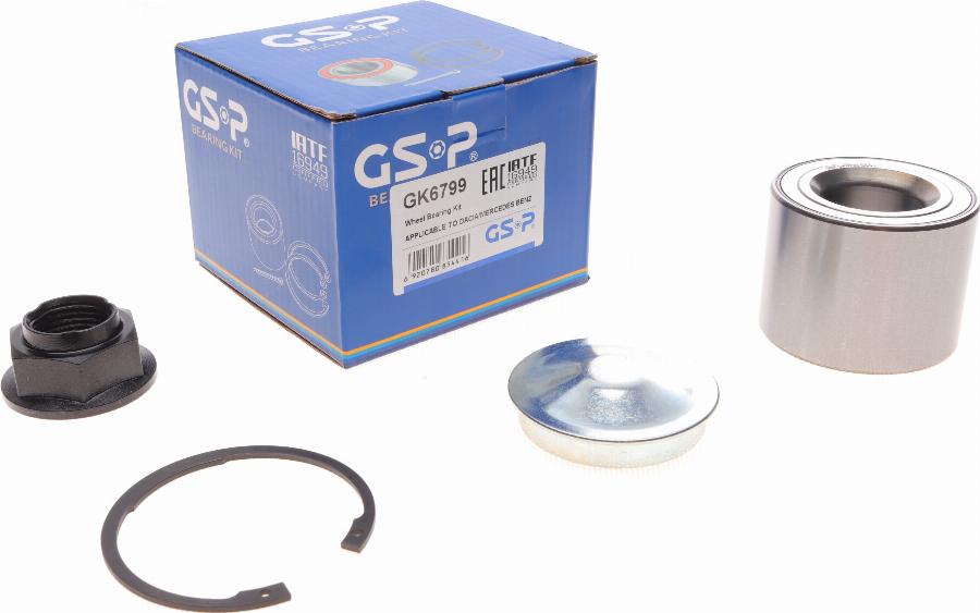 GSP GK6799 - Комплект колесен лагер parts5.com