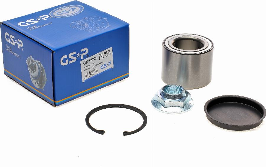 GSP GK6722 - Комплект колесен лагер parts5.com