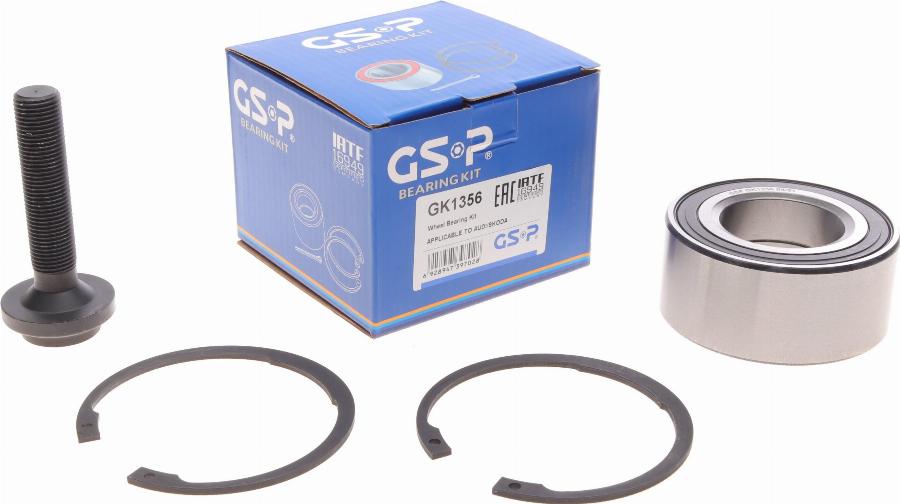 GSP GK1356 - Zestaw łożysk koła parts5.com