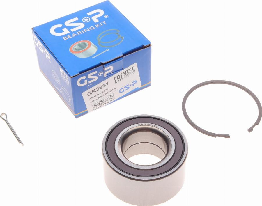 GSP GK3991 - Zestaw łożysk koła parts5.com