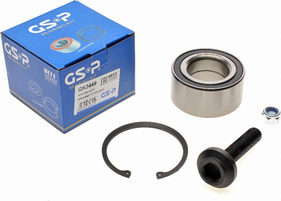 GSP GK3449 - Kit de roulements de roue parts5.com