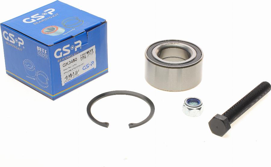 GSP GK3450 - Kit de roulements de roue parts5.com