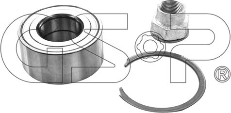 GSP GK3414 - Zestaw łożysk koła parts5.com