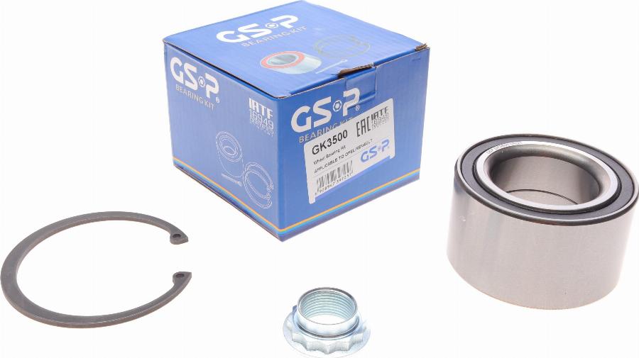 GSP GK3500 - Kerékcsapágy készlet parts5.com