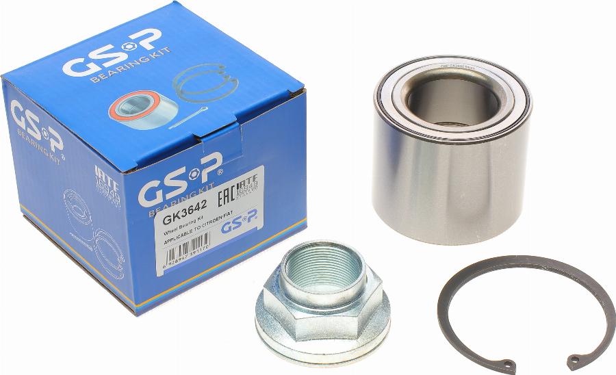 GSP GK3642 - Komplet ležaja točka parts5.com