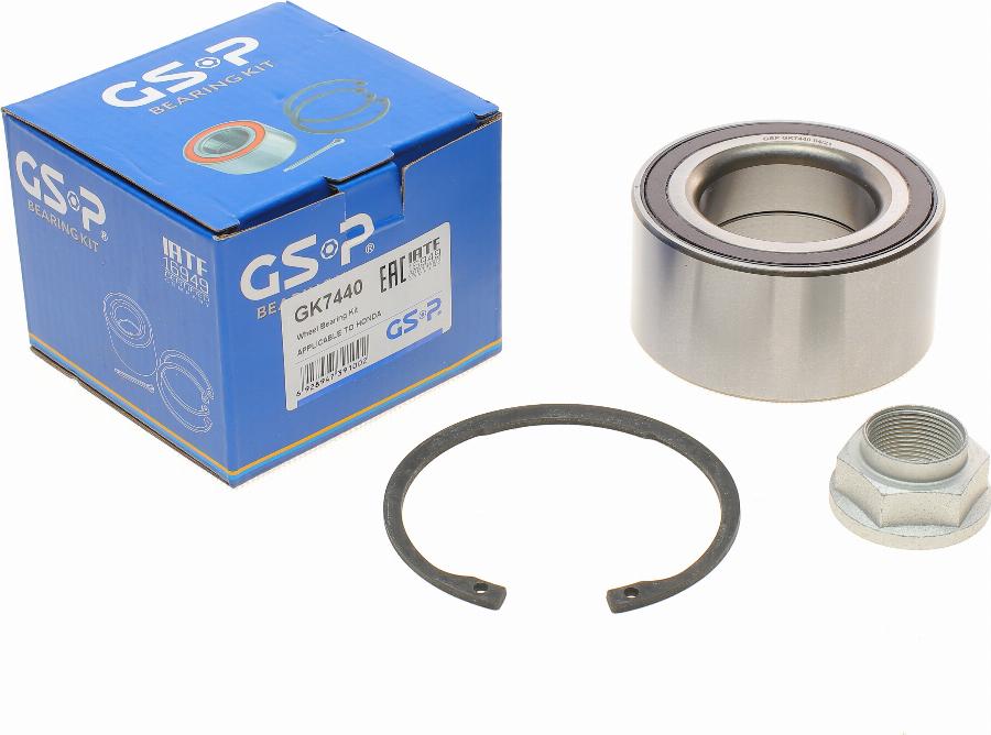 GSP GK7440 - Sada ložisek kol parts5.com