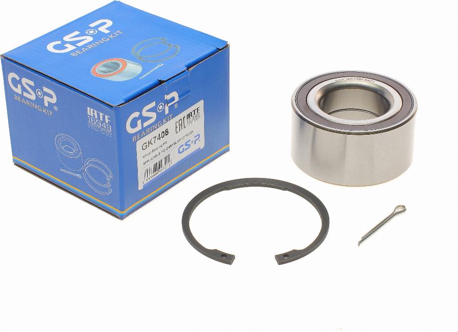 GSP GK7408 - Butuc roata parts5.com