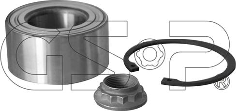 GSP GK7016 - Kerékcsapágy készlet parts5.com