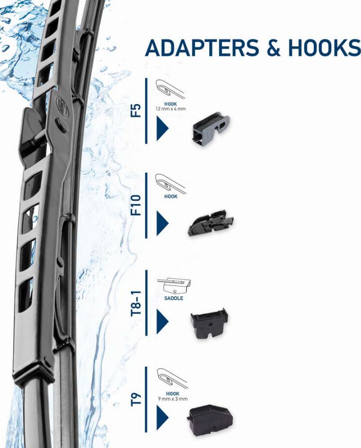 HELLA 9XW 184 107-241 - Törlőlapát parts5.com