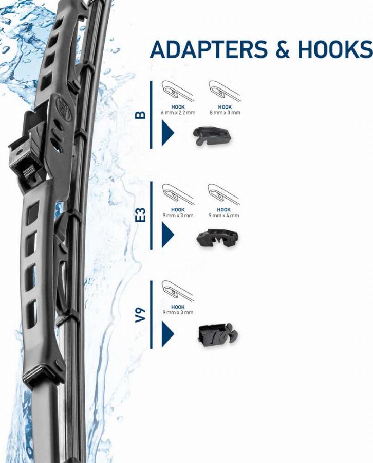 HELLA 9XW 178 878-141 - Pyyhkijänsulka parts5.com