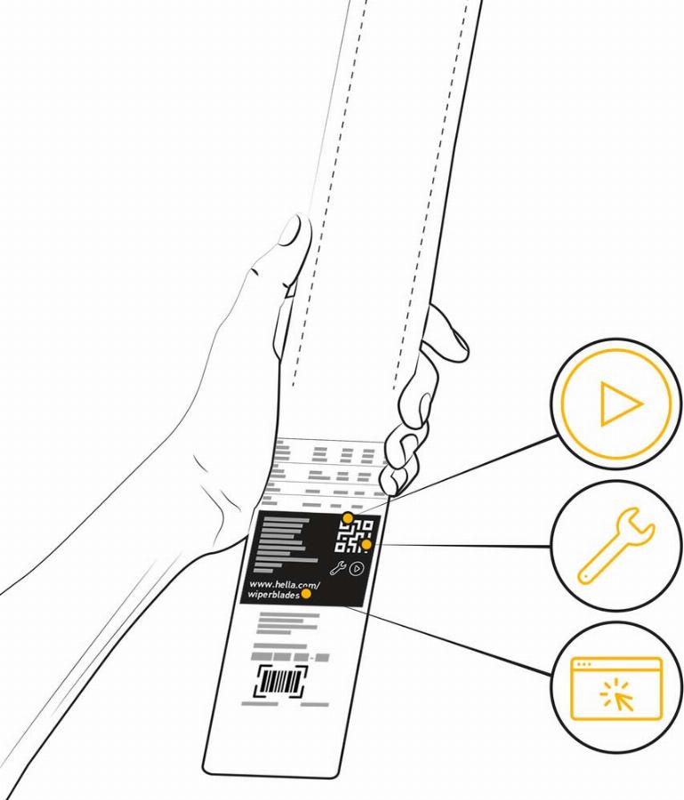 HELLA 9XW 178 878-161 - Перо на чистачка parts5.com