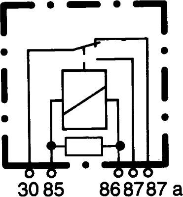 HELLA 4RD 965 453-041 - Röle, silme-yıkama aralığı parts5.com