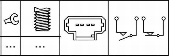 HELLA 6DD 008 622-811 - Bremslichtschalter parts5.com