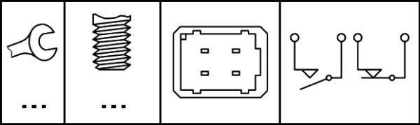 HELLA 6DD 008 622-371 - Spínač brzdových svetiel parts5.com