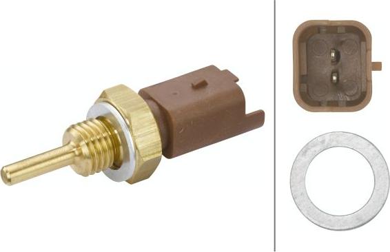 HELLA 6PT 009 309-241 - Czujnik, temperatura płynu chłodzącego parts5.com