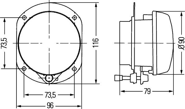 HELLA 1N0 009 295-031 - Far za maglu parts5.com