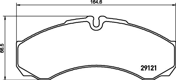 HELLA 8DB 355 005-371 - Brake Pad Set, disc brake parts5.com