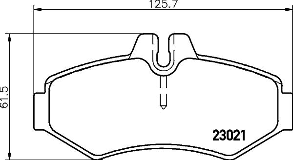 HELLA 8DB 355 008-651 - Piduriklotsi komplekt,ketaspidur parts5.com