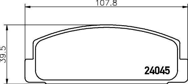 HELLA 8DB 355 011-131 - Juego de pastillas de freno parts5.com