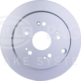 HELLA 8DD 355 118-901 - Brzdový kotouč parts5.com