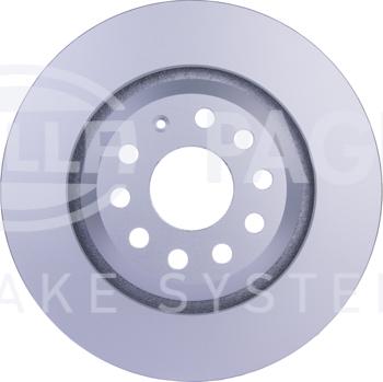 HELLA 8DD 355 128-451 - Brzdový kotúč parts5.com