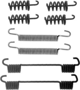 HELLA 8DZ 355 201-931 - Kompletni pribor, zavorne celjusti rocne zavore parts5.com